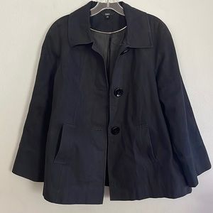 Marks & Spencer Women Black canvas button down jacket